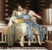 Lord Frederic Leighton The Muisc Lesson USA oil painting artist